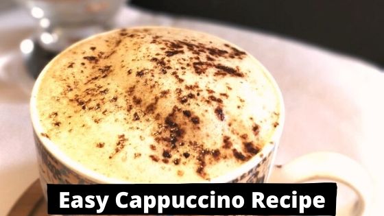 Cappuccino without coffee maker