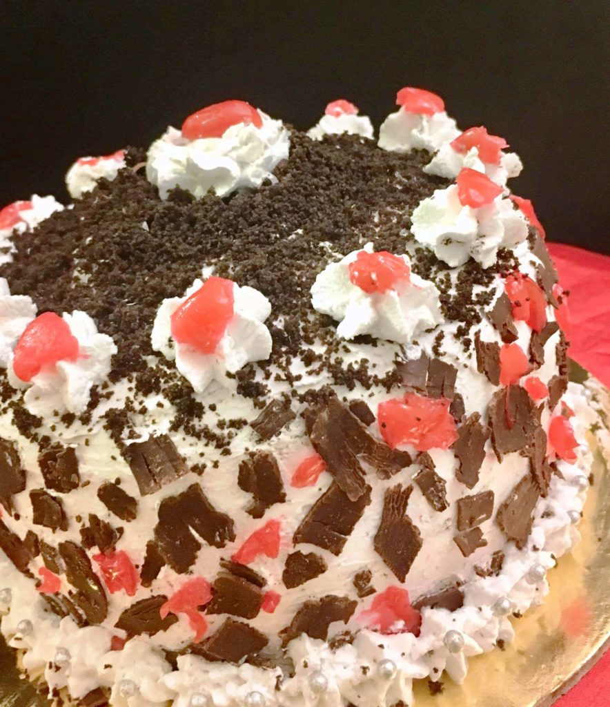  Eggless Black Forest Cake Design