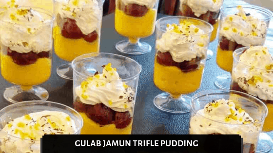 gulab jamun trifle pudding recipe