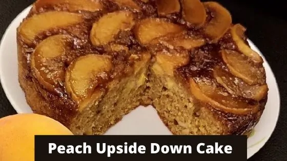 peach upside down cake