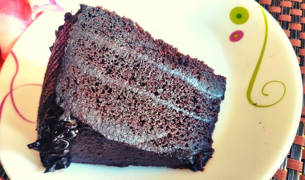 Dense and moist Chocolate Mud Cake 