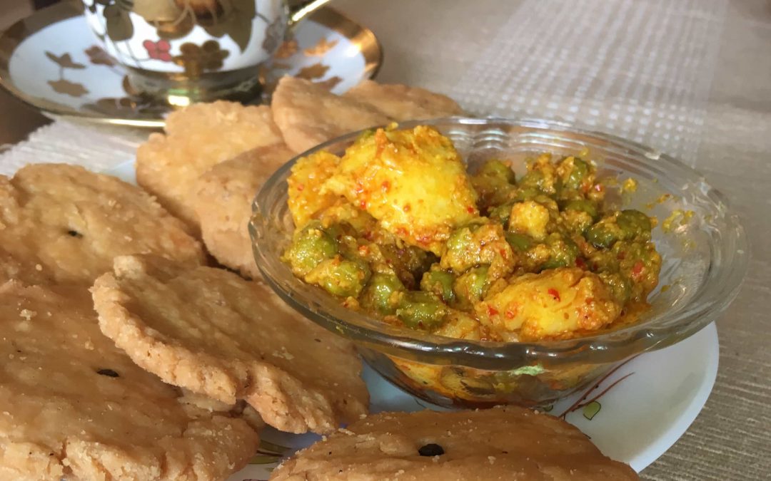 How To Make Aloo Matar Ka Achar (Potato Peas Pickle)