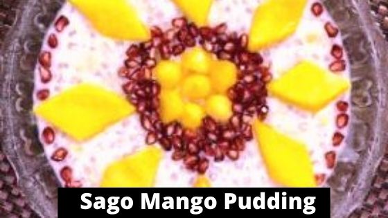 Mango Sago Pudding : A Rich Creamy Dessert in Coconut Milk