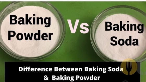 Baking Powder vs Baking soda