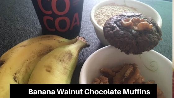 Eggless Banana Muffins Recipe With Whole Wheat
