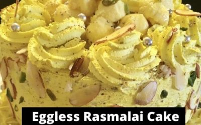 Eggless Rasmalai Cake Recipe With Whole Wheat