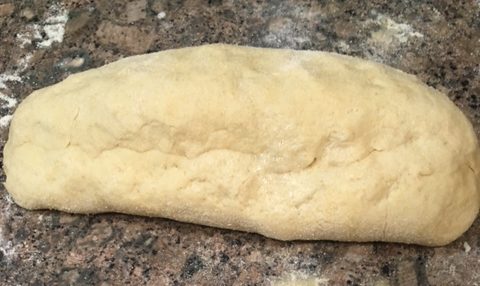 Making stuffed bread