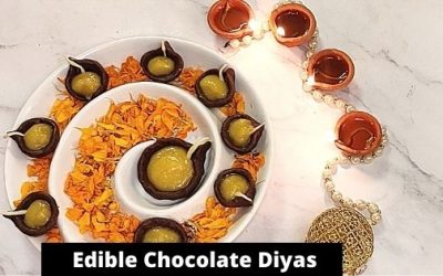 Edible Chocolate Diyas