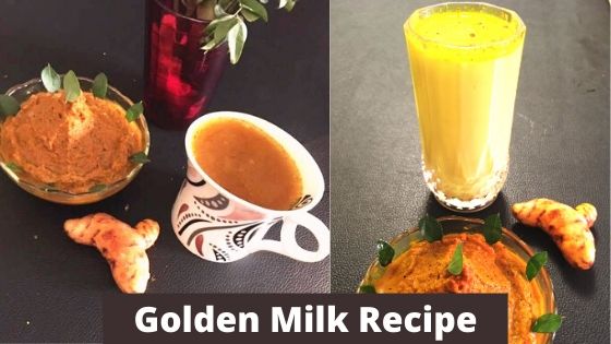 Golden Milk Recipe |Turmeric Milk