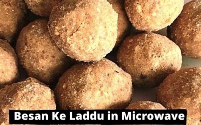 How to Make Besan Ladoo with Jaggery | Microwave Recipe