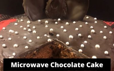 Whole Wheat Eggless Chocolate  Cake in Microwave