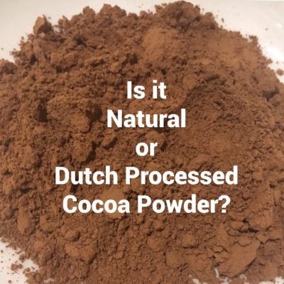 Diff Between Natural And Dutch Processed Cocoa Powder