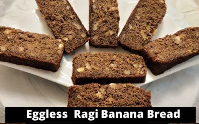 Ragi Banana Cake With Walnuts