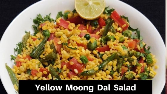 Yellow Moong Dal Salad: A Warm Salad