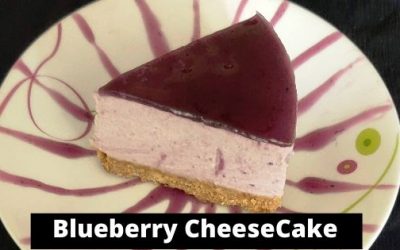 Blueberry Cheesecake With Agar