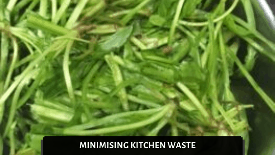 Minimising kitchen waste