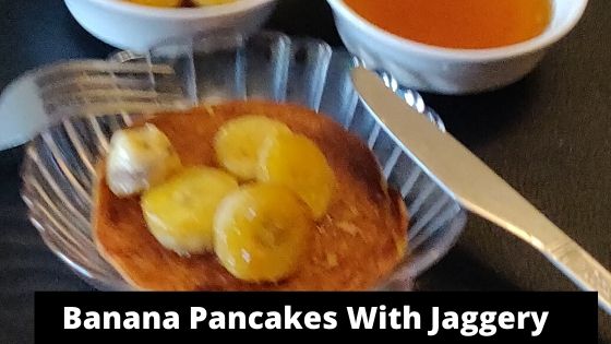 eggless banana pancakes