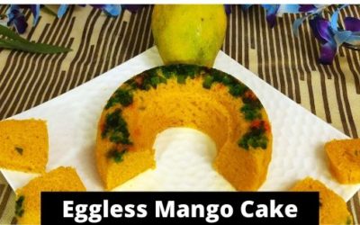 Eggless Mango Semolina Cake | Mango Rava Cake