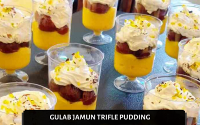 Gulab Jamun Dessert In A Glass