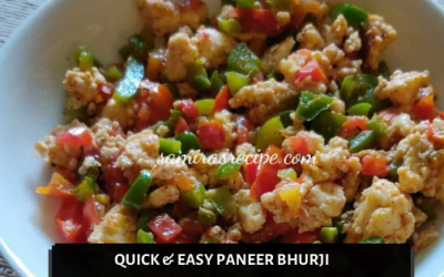 Quick and Easy Paneer Bhurji