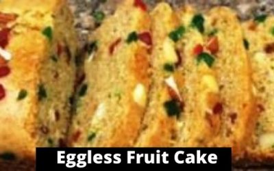 Eggless Tutti Frutti Cake with Whole Wheat Flour