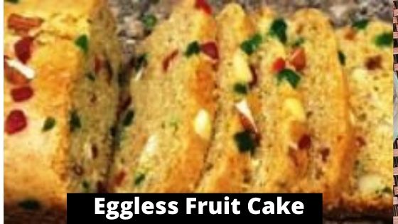 Eggless Tutti Frutti Cake with Whole Wheat Flour
