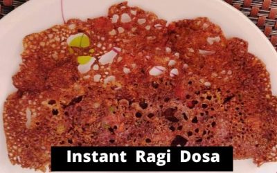 Instant Ragi Dosa Recipe without Rice