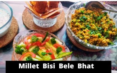 Brown Top Millet Bisi Bele Bath