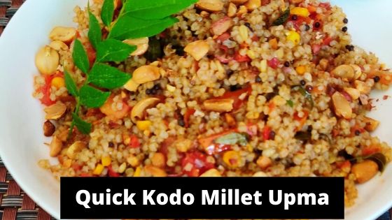 Millet Upma Recipe