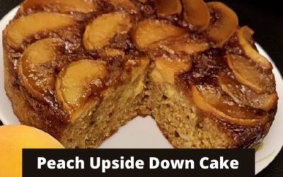 Healthy Peach Upside Down Cake