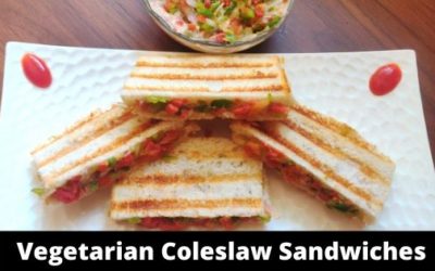 Healthy Veg Coleslaw Sandwich Without Mayonnaise