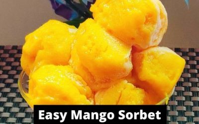 Easy Mango Sorbet Recipe | Creamy Mango Delight