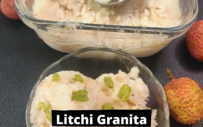 Lychee Sorbet Recipe | Lychee Granita