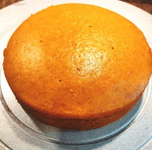 Eggless Mango cake