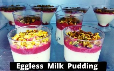 Eggless Milk Pudding Without Condensed Milk