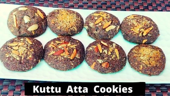 Kuttu Atta Cookies | Navratri Recipes